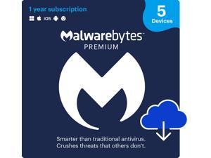 Malwarebytes Premium - 5 Devices / 1 Year - Download...