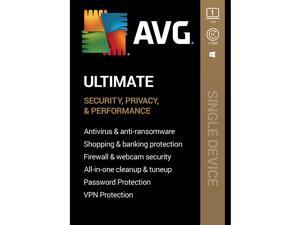 AVG Ultimate (Unlimited VPN + Internet Security + Cleaner) 2023, 1 PC 1 Year - Download