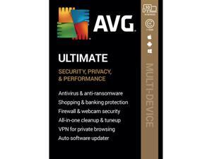 AVG Ultimate [Security, Privacy and Performance] 2020, 10 Devices 1 Year, Key Card
