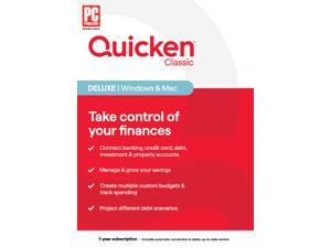 Quicken Classic Deluxe - 1 Year Subscription (Windows/Mac) [...