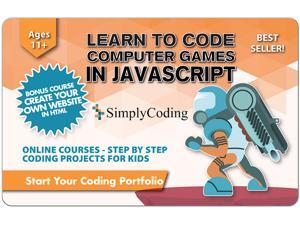 Learn to Code Computer Games in Javascript for Kids - Ages 11+ Gift Card (Email Delivery) Learn to Code Computer Games in Javascript for Kids - Ages 11+ Gift Card (Email Delivery)