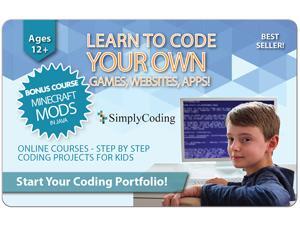 Learn to Code Your Own Games, Websites, Apps (Ages 11+) $100 Gift Card (Email Delivery) Learn to Code Your Own Games, Websites, Apps (Ages 11+) $100 Gift Card (Email Delivery)