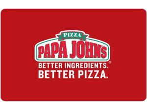 Papa John's $25 Gift Card (Email Delivery)