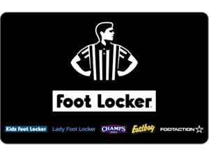 Foot Locker $100 Gift Card (Email Delivery)