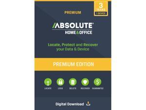 Absolute Home & Office Premium (Track, Recover, and Lock Lost Laptop) 3 Year - Download