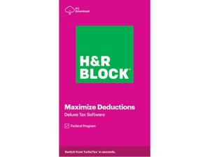 H&R BLOCK Tax Software Deluxe 2020 Windows - Download