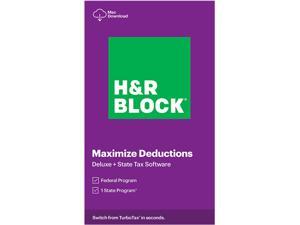 H&R BLOCK Tax Software Deluxe + State 2020 PC/Mac - Download (Bundle) H&R BLOCK Tax Software Deluxe + State 2020 PC/Mac - Download (Bundle)