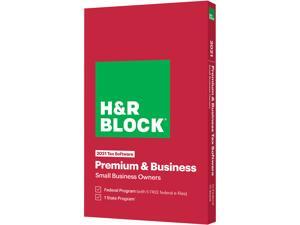 H&R BLOCK Tax Software Premium & Business 2021 -  Key Card