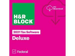 H&R Block 2021 Deluxe - Windows - Download