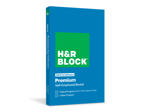 H&R Block Tax Software Premium 2022 [Key Card]