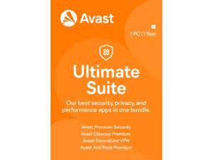 Avast Ultimate Suite [Security, Cleanup and VPN] 2021, 1 PC 1 Year - Download