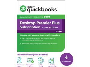 QuickBooks Desktop Premier Plus 2021, 2 User (1 Year Subscription) - Download QuickBooks Desktop Premier Plus 2021, 2 User (1 Year Subscription) - Download