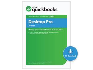 Intuit QuickBooks Desktop Pro 2021, 3 User - Download