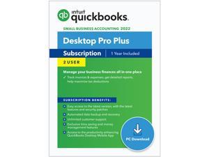 Intuit QuickBooks Desktop Pro Plus 2022, 2 User Download
