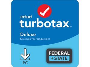 Intuit TurboTax Desktop Deluxe with State 2021, PC Download