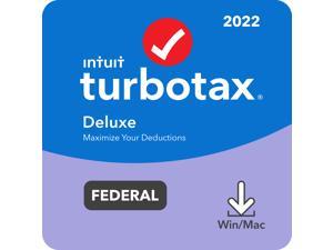 Intuit TurboTax Deluxe Federal 2022 PC/MAC Download