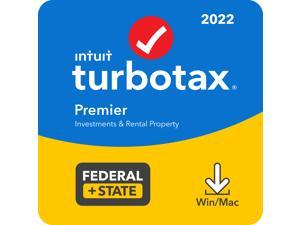 Intuit TurboTax Premier with State 2022 PC/MAC Download