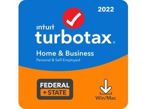 Intuit TurboTax Home & Business with State 2022 PC/MAC Download