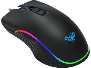 Aula F806 Gaming Mouse with 4 DPI Levels (800, 1600, 2400, 3200, 4800), 7 Programmable Buttons, Wired Ergonomic USB Computer Mouse for Gamer, Laptop Aula F806 Gaming Mouse with 4 DPI Levels (800, 1600, 2400, 3200, 4800), 7 Programmable Buttons, Wired Ergonomic USB Computer Mouse for Gamer, Laptop