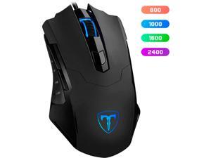 TROPRO Gaming Mouse Wired Breathing Light Ergonomic Game USB Computer Mice Multicolor Gamer Desktop Laptop PC Gaming Mouse, 6 Buttons for Windows 7/8/10/XP Vista Linux, Black TROPRO Gaming Mouse Wired Breathing Light Ergonomic Game USB Computer Mice Multicolor Gamer Desktop Laptop PC Gaming Mouse, 6 Buttons for Windows 7/8/10/XP Vista Linux, Black