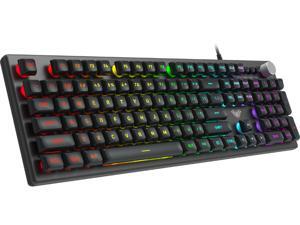 Aula F2028 Mechanical Gaming Keyboard - RGB LED Backlit Wired Keyboard, PC - Full Key N-Rollover - Anti Ghosting Aula F2028 Mechanical Gaming Keyboard - RGB LED Backlit Wired Keyboard, PC - Full Key N-Rollover - Anti Ghosting