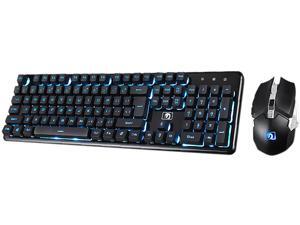 E-sport Wireless Charging Glowing Manipulator Gaming Keyboard and Mouse Set E-sport Wireless Charging Glowing Manipulator Gaming Keyboard and Mouse Set
