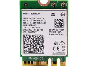 Intel 9260NGW IEEE 802.11ac Bluetooth 5.0 - Wi-Fi/Bluetooth Combo Adapter