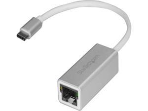 StarTech US1GC30A USB-C to Gigabit Ethernet Adapter - Aluminum - Thunderbolt 3 Port Compatible - USB Type C Network Adapter