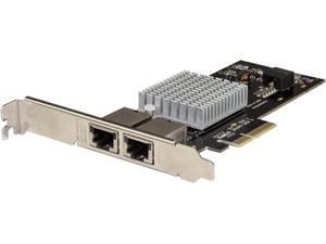 StarTech.com ST10GPEXNDPI 10Gbps PCI-Express 2-port PCIe 10GBase-T / NBASE-T Ethernet Network Card - with Intel X550 Chip