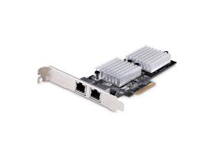 StarTech.com 2-Port 10GbE PCIe Network Adapter Card, Network Card for PCs/Servers ST10GSPEXNDP2