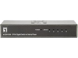 LevelOne GSW-0509 Unmanaged 5-Port Gigabit Switch LevelOne GSW-0509 Unmanaged 5-Port Gigabit Switch