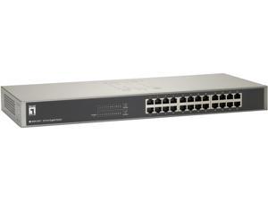 LevelOne GSW-2457 Unmanaged 24-Port Gigabit Switch LevelOne GSW-2457 Unmanaged 24-Port Gigabit Switch