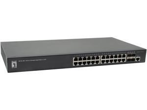 LevelOne GEL-2861 Managed 28-Port L2 Managed Gigabit Switch, 4 x SFP LevelOne GEL-2861 Managed 28-Port L2 Managed Gigabit Switch, 4 x SFP