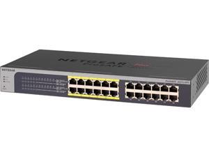 NETGEAR ProSAFE 24-Port Gigabit PoE Web Managed (Plus) Switch with 12 PoE Ports 100w (JGS524PE) - Lifetime Warranty NETGEAR ProSAFE 24-Port Gigabit PoE Web Managed (Plus) Switch with 12 PoE Ports 100w (JGS524PE) - Lifetime Warranty