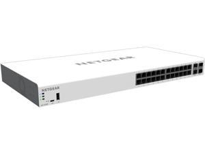 NETGEAR Insight Managed 28-port Gigabit Ethernet Smart Cloud Switch with 2 x SFP and 2 x SFP+ 10G Fiber Ports (GC728X) NETGEAR Insight Managed 28-port Gigabit Ethernet Smart Cloud Switch with 2 x SFP and 2 x SFP+ 10G Fiber Ports (GC728X)