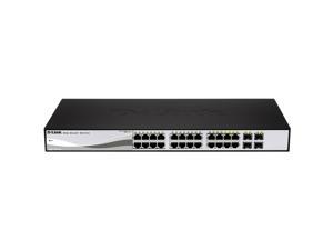 D-Link 28-Port Web Smart Gigabit Ethernet PoE Switch (DGS-1210-28P) D-Link 28-Port Web Smart Gigabit Ethernet PoE Switch (DGS-1210-28P)