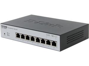 D-Link 8-Port EasySmart Gigabit PoE Ethernet Switch - Lifetime Warranty (DGS-1100-08P) D-Link 8-Port EasySmart Gigabit PoE Ethernet Switch - Lifetime Warranty (DGS-1100-08P)