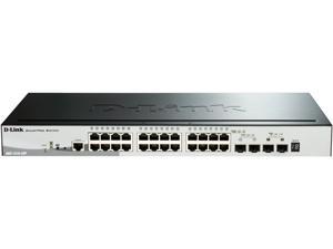 D-Link DGS-1510-28P 28-Port Gigabit Stackable SmartPro PoE Switch including 2 SFP and 2 10GbE SFP+ ports D-Link DGS-1510-28P 28-Port Gigabit Stackable SmartPro PoE Switch including 2 SFP and 2 10GbE SFP+ ports
