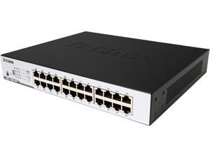 D-Link DGS-1100-24P 24-Port Gigabit EasySmart Metal Rackmount Switch with 12 PoE+ Ports D-Link DGS-1100-24P 24-Port Gigabit EasySmart Metal Rackmount Switch with 12 PoE+ Ports