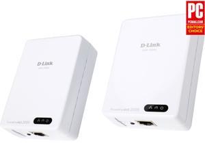 D-Link DHP-701AV HomePlug AV2 AV2000 MIMO Gigabit Powerline Starter Kit, Up to 2000 Mbps