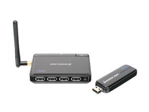 NeweggBusiness - IOGEAR GUWH104KIT Wireless USB Hub and Adapter