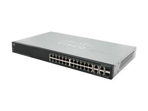 CISCO SF300-24P SRW224G4P-K9 24-PORT 10//100 ETHERNET PoE MANAGED SWITCH