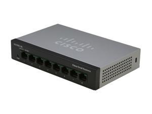 Cisco Small Business 100 Series SG100D-08-NA Unmanaged 8-Port Desktop Gigabit Switch Cisco Small Business 100 Series SG100D-08-NA Unmanaged 8-Port Desktop Gigabit Switch