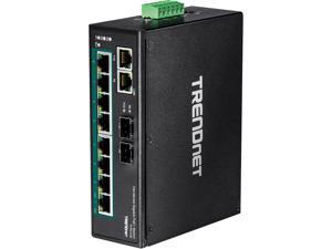 TRENDnet TI-PG102 10-Port Industrial Gigabit PoE+ DIN-Rail Switch Limited Lifetime Warranty TRENDnet TI-PG102 10-Port Industrial Gigabit PoE+ DIN-Rail Switch Limited Lifetime Warranty