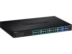 TRENDnet TPE-5028WS 28-Port Gigabit Web Smart PoE+ Switch (370W) TRENDnet TPE-5028WS 28-Port Gigabit Web Smart PoE+ Switch (370W)