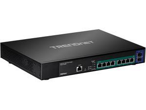 TRENDnet TPE-30102WS 10-Port 2.5GBASE-T Web Smart PoE+ Switch with 2 x 10G SFP+ Slots TRENDnet TPE-30102WS 10-Port 2.5GBASE-T Web Smart PoE+ Switch with 2 x 10G SFP+ Slots