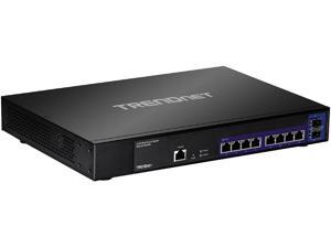TRENDnet TEG-30102WS 10-Port 2.5GBASE-T Web Smart Switch with 2 x 10G SFP+ Slots TRENDnet TEG-30102WS 10-Port 2.5GBASE-T Web Smart Switch with 2 x 10G SFP+ Slots