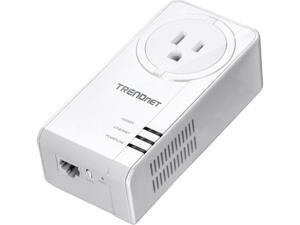TRENDnet TPL-423E Powerline 1300 AV2 Adapter Kit with Built-in Outlet, Gigabit Port, IEEE 1905.1 & IEEE 1901, Homeplug AV2 TRENDnet TPL-423E Powerline 1300 AV2 Adapter Kit with Built-in Outlet, Gigabit Port, IEEE 1905.1 & IEEE 1901, Homeplug AV2