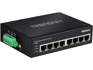 TRENDnet TI-E80 (v1.0R) Unmanaged 8-Port Industrial Fast Ethernet DIN-Rail Switch TRENDnet TI-E80 (v1.0R) Unmanaged 8-Port Industrial Fast Ethernet DIN-Rail Switch