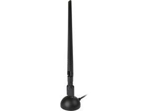 Rosewill RNX-N180UBEv3 - Wireless High Gain N300 Wi-Fi Adapter - IEEE 802.11b/g/n, (2T2R), Up to 300 Mbps Data Rates, USB 2.0 Cradle, 5 dBi High Power Antenna